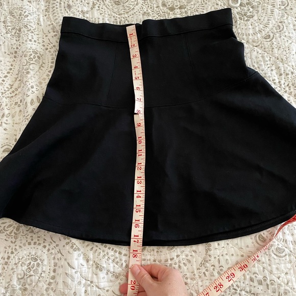 Madewell black skater skirt Sz 2 - Picture 6 of 6